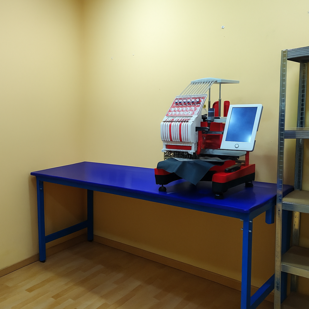 Máquina bordadora industrial RH-1201 (1 cabeza, 12 agujas)