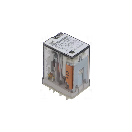 Relé con base Finder 55.34 BAT